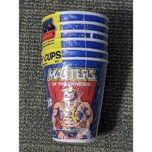 Vtg 1983 He-Man Masters Of The Universe‎ Beverage Cups Party 6pc Foam